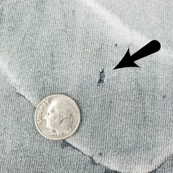 Harley Davidson T-Shirt Men's Large Vintage 90s USA Flag AOP Gray Single Stitch - Picture 8 of 12